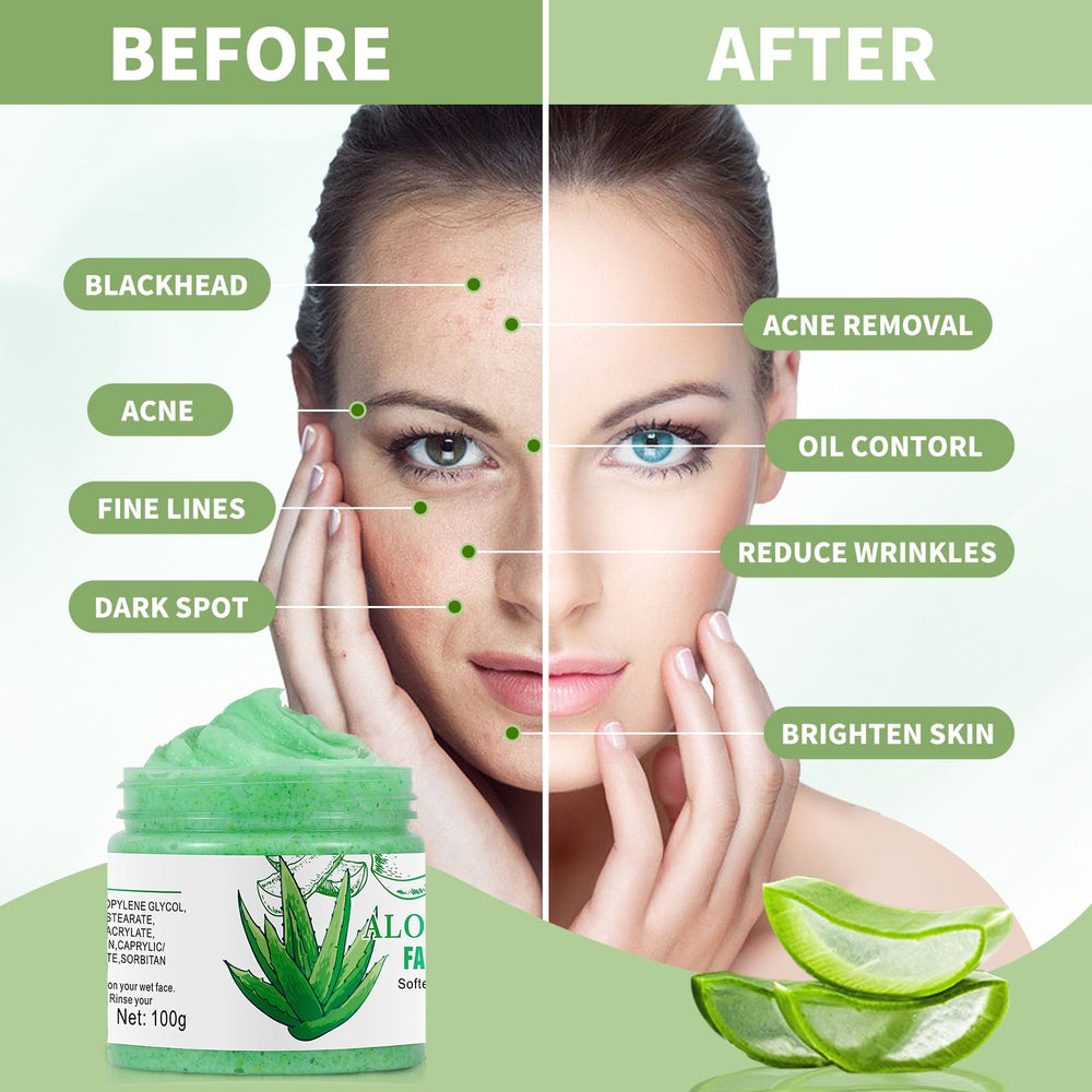Close-up texture of IREV scrub reveals gentle, grainy exfoliation for refined skin
