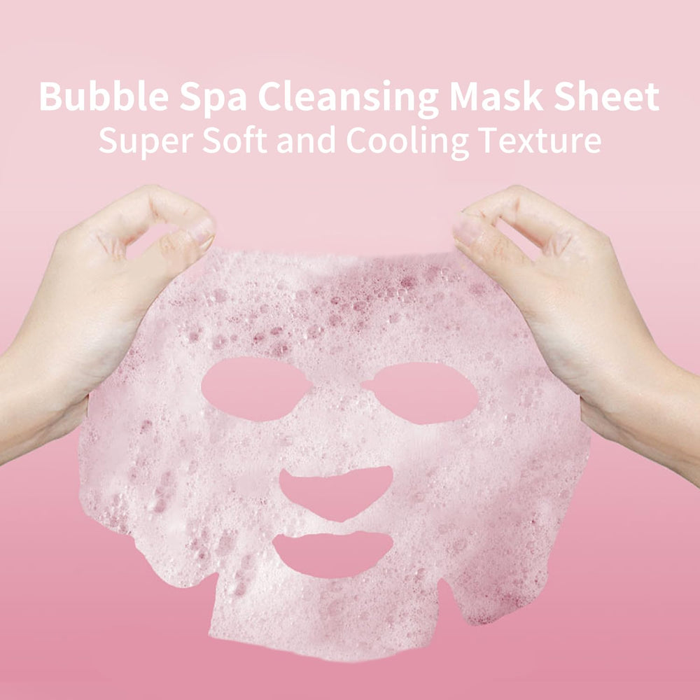 IREV Deep cleansing bubble mask close-up showing pore care.