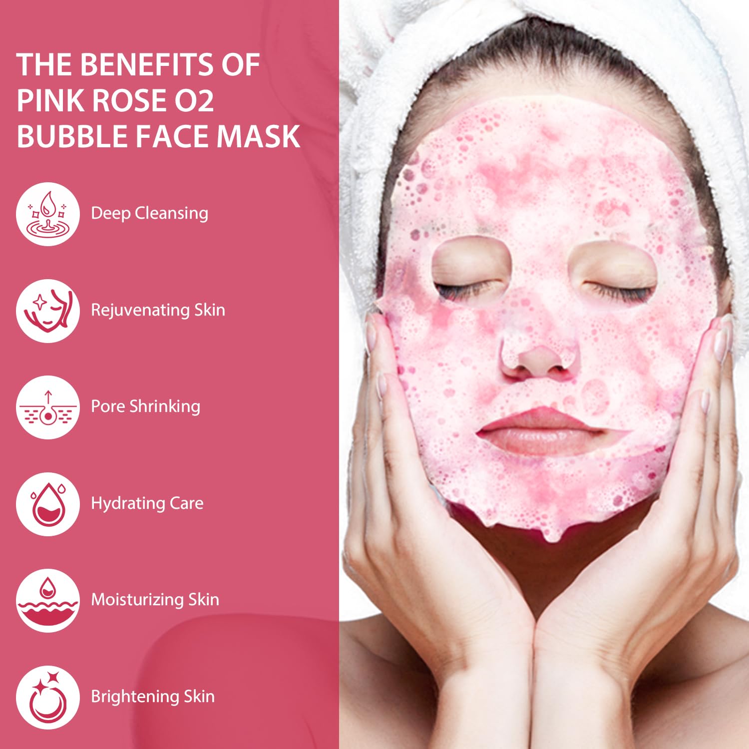 IREV Bubble foam activation close-up highlighting gentle cleansing and aroma.