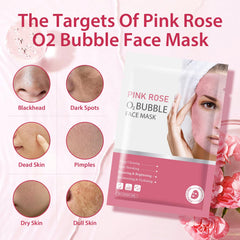 IREV Rose extract close-up promoting brightening and hydration potential.