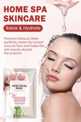 IREV rose petal essence dispensing demonstrates nourishing hydration for all skin types.