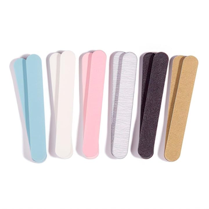 Iridesi two-sided mini file provides secure grit variety for durable grooming.