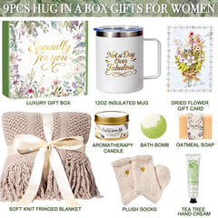 IRINXL spa mug in the gift basket for warm beverages
