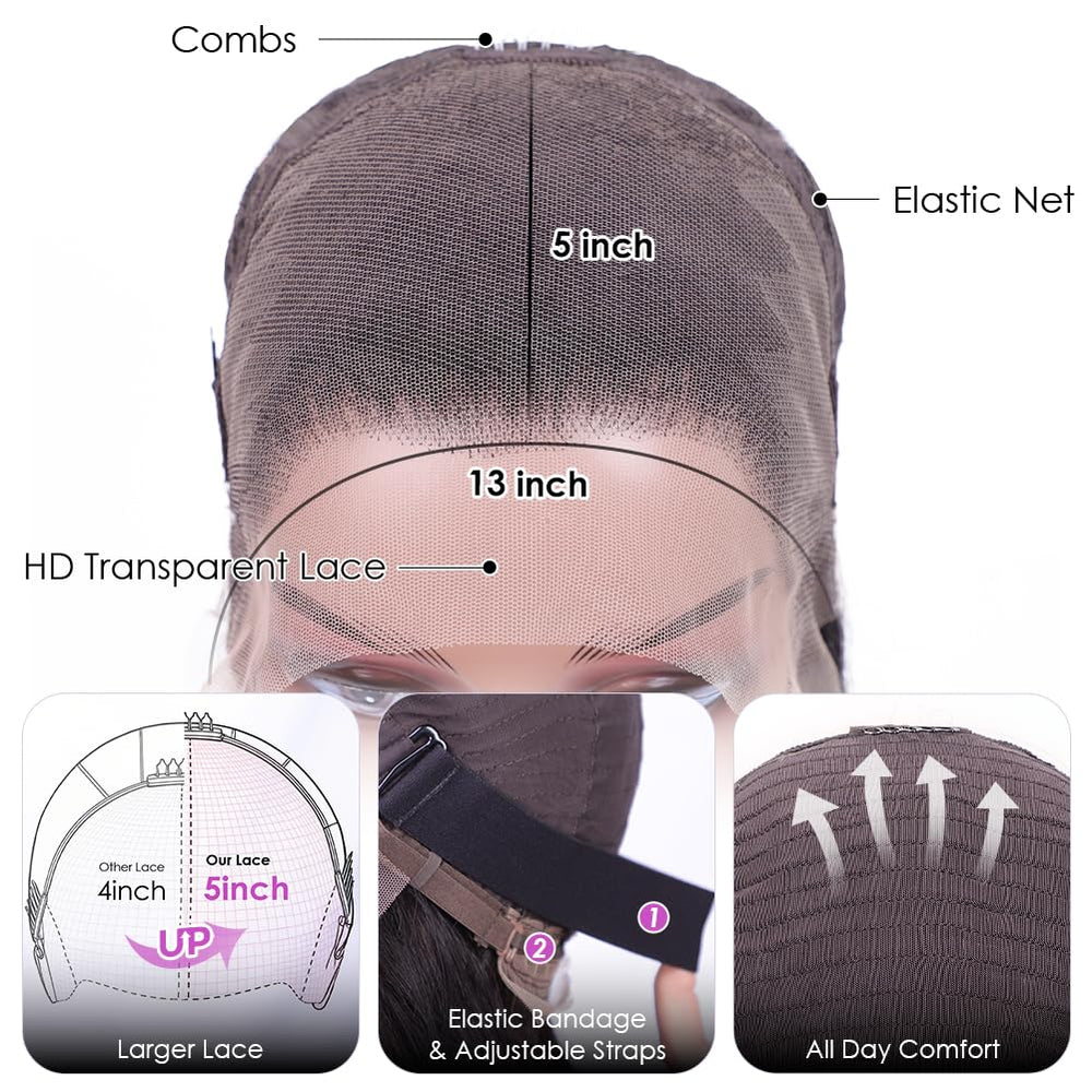 Iris Queen wig package includes cap and lashes for a polished look.