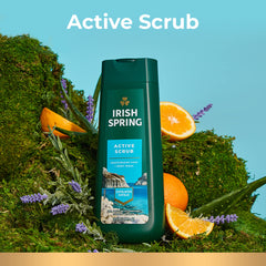 Close-up of exfoliating beads in Irish Spring Active Scrub