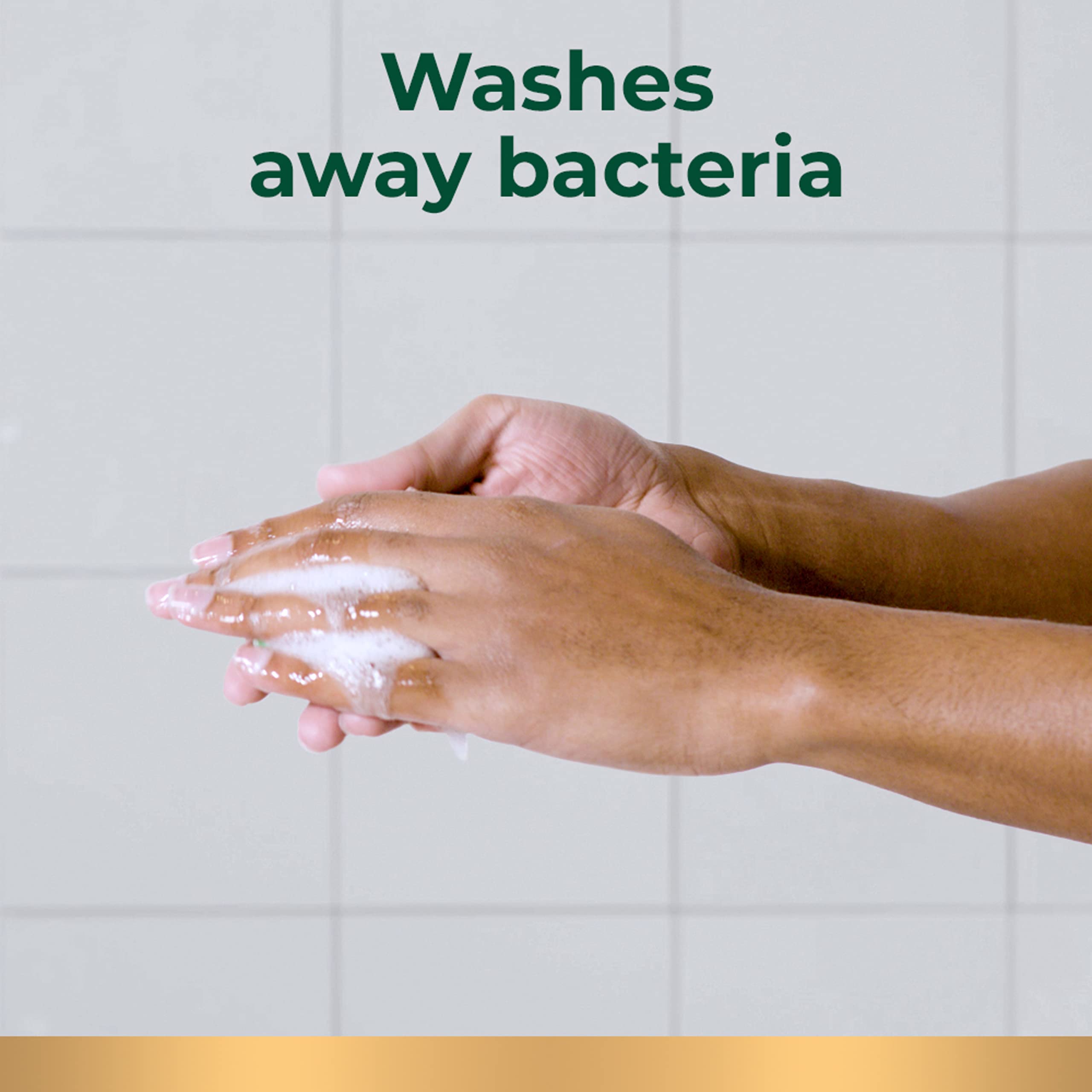 Hands applying Irish Spring Active Scrub as soap
