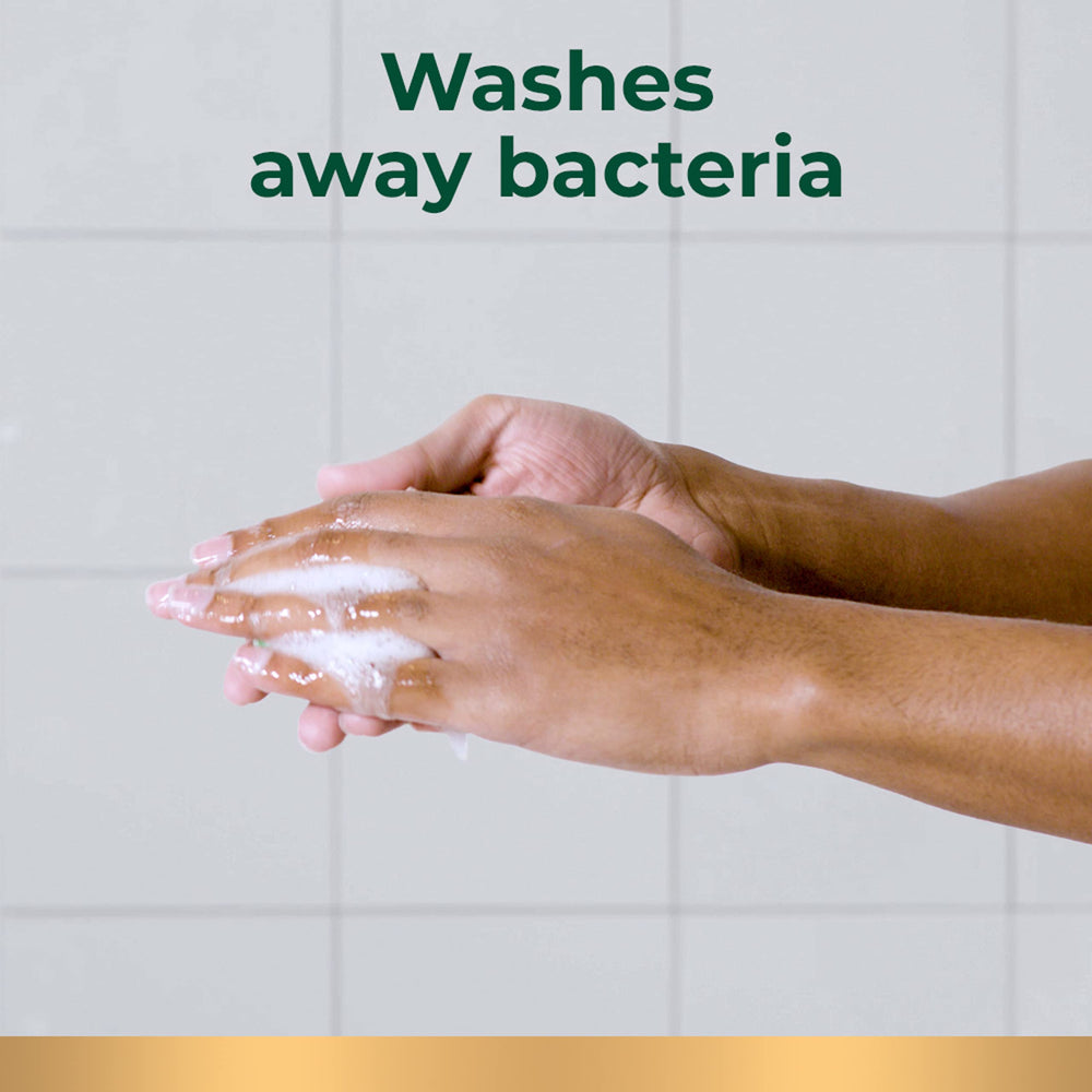 Hands applying Irish Spring Active Scrub as soap