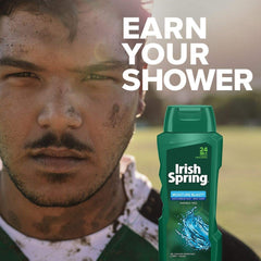 Irish Spring Moisture Blast 24-hour freshness scent throughout the day
