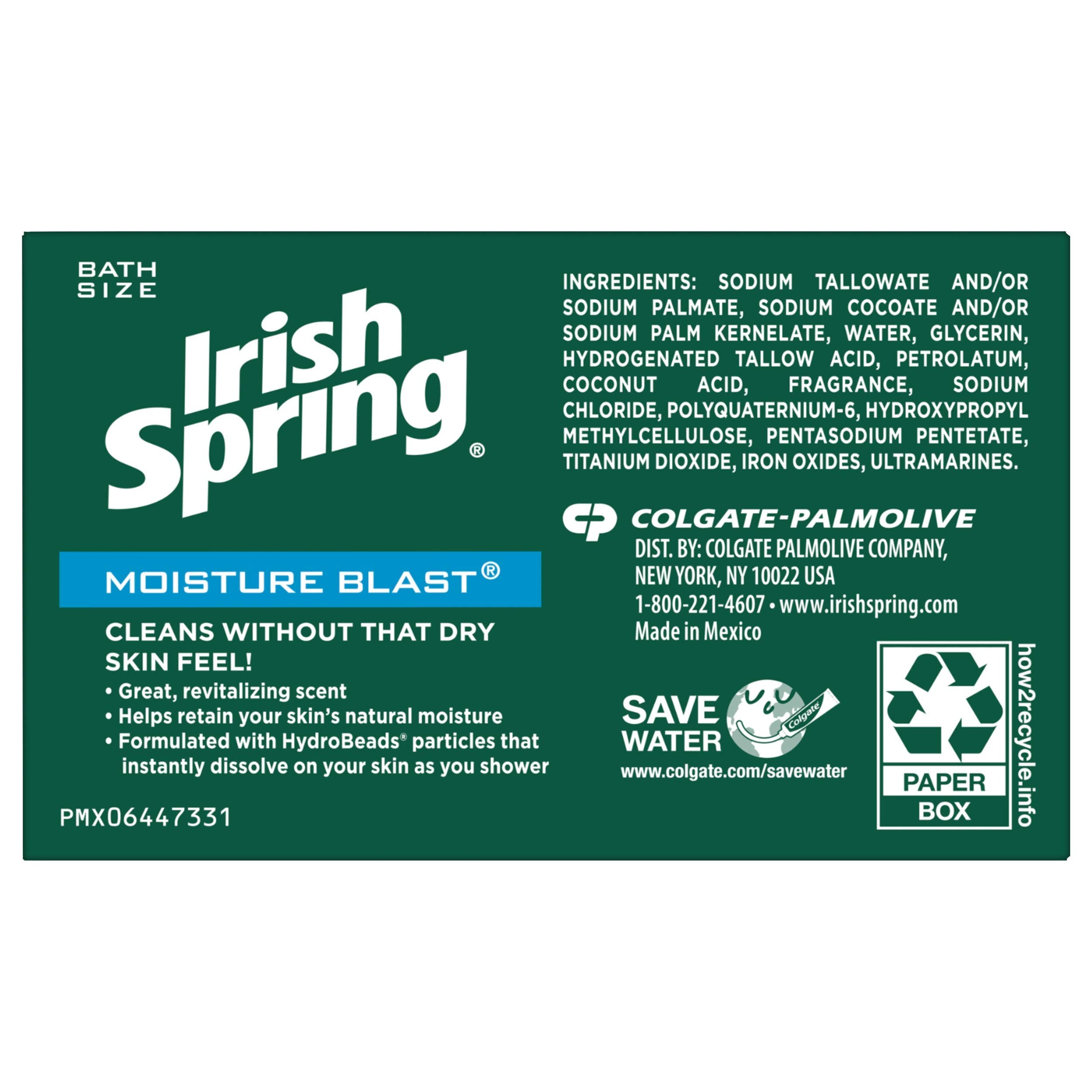 Moisturized skin after using Irish Spring Moisture Blast.