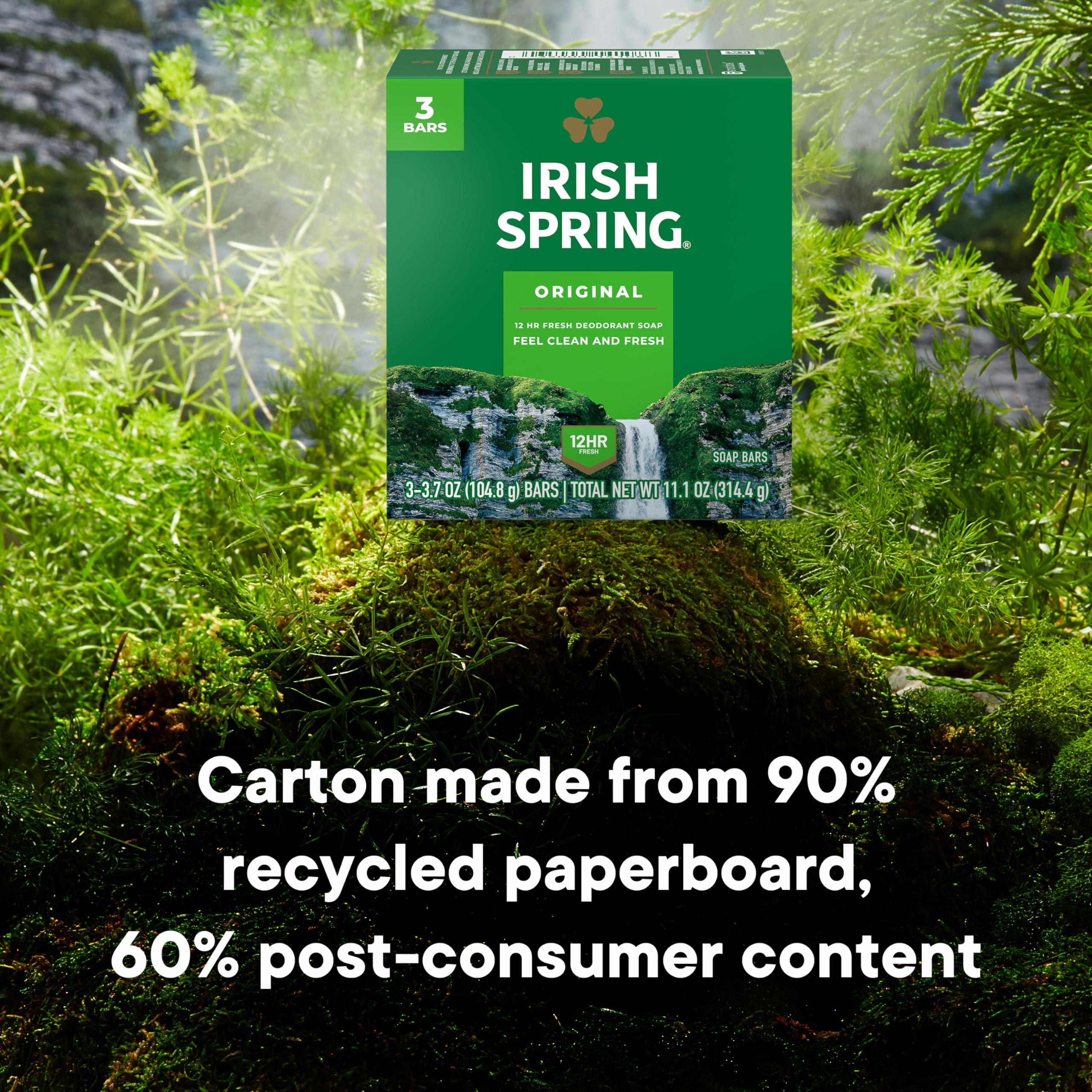 Irish Spring Original Bar Soap – bathroom setup ready for daily routine