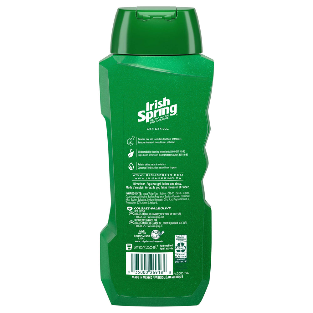 Glossy bottle front captures the brand and classic clean look.