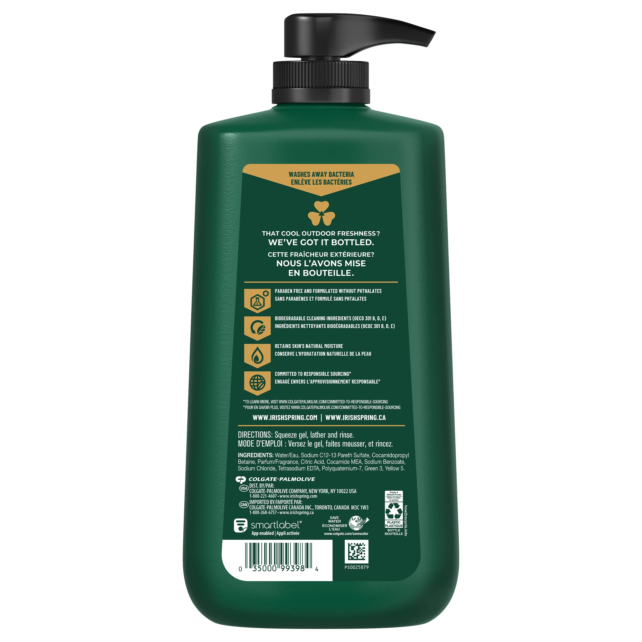 Shower scene featuring Irish Spring Original Clean for daily freshness.