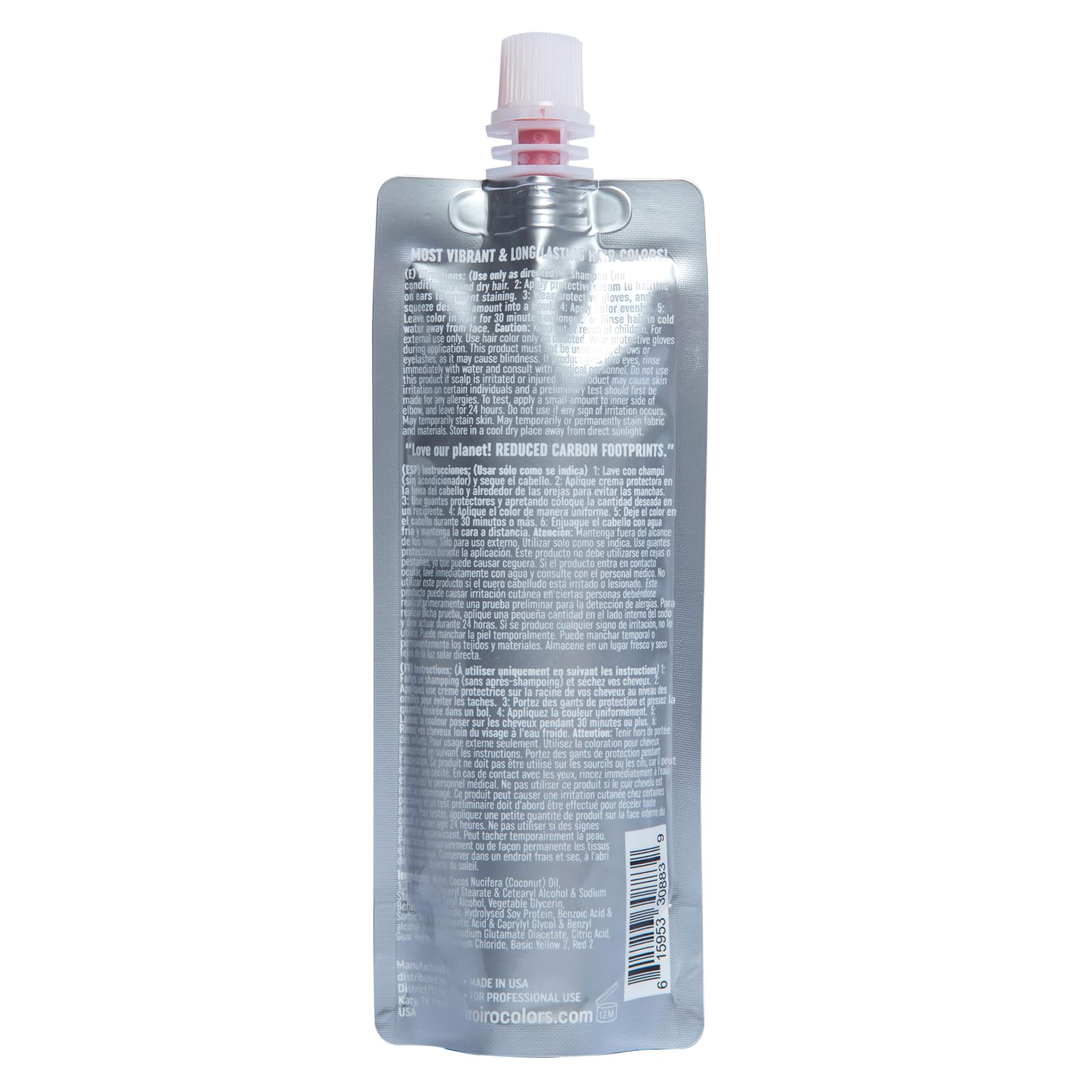 IROIRO cream-based color application closeup showing smooth texture for easy coverage