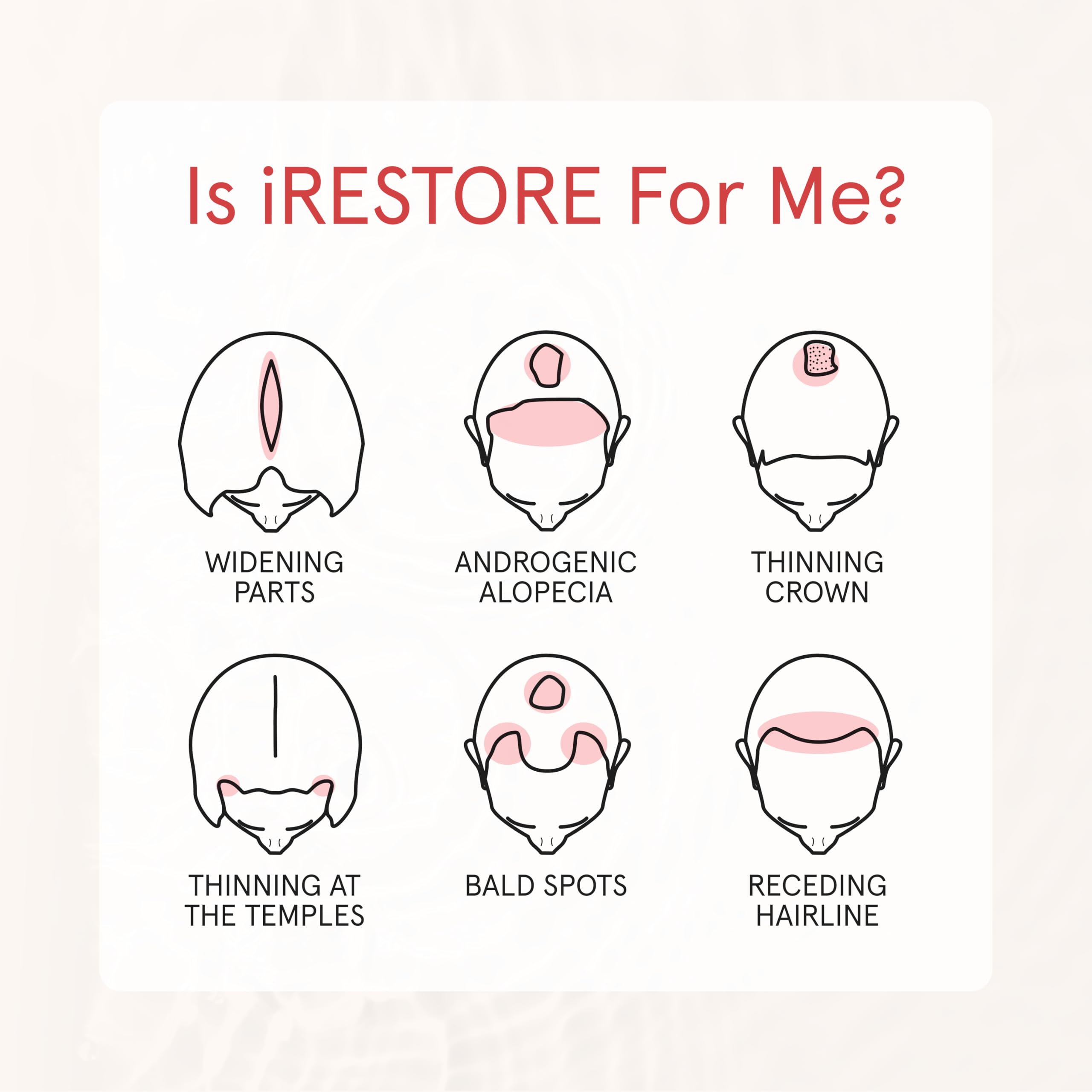 Argan oil visual cue for moisturizing nourishment in iRestore conditioner.