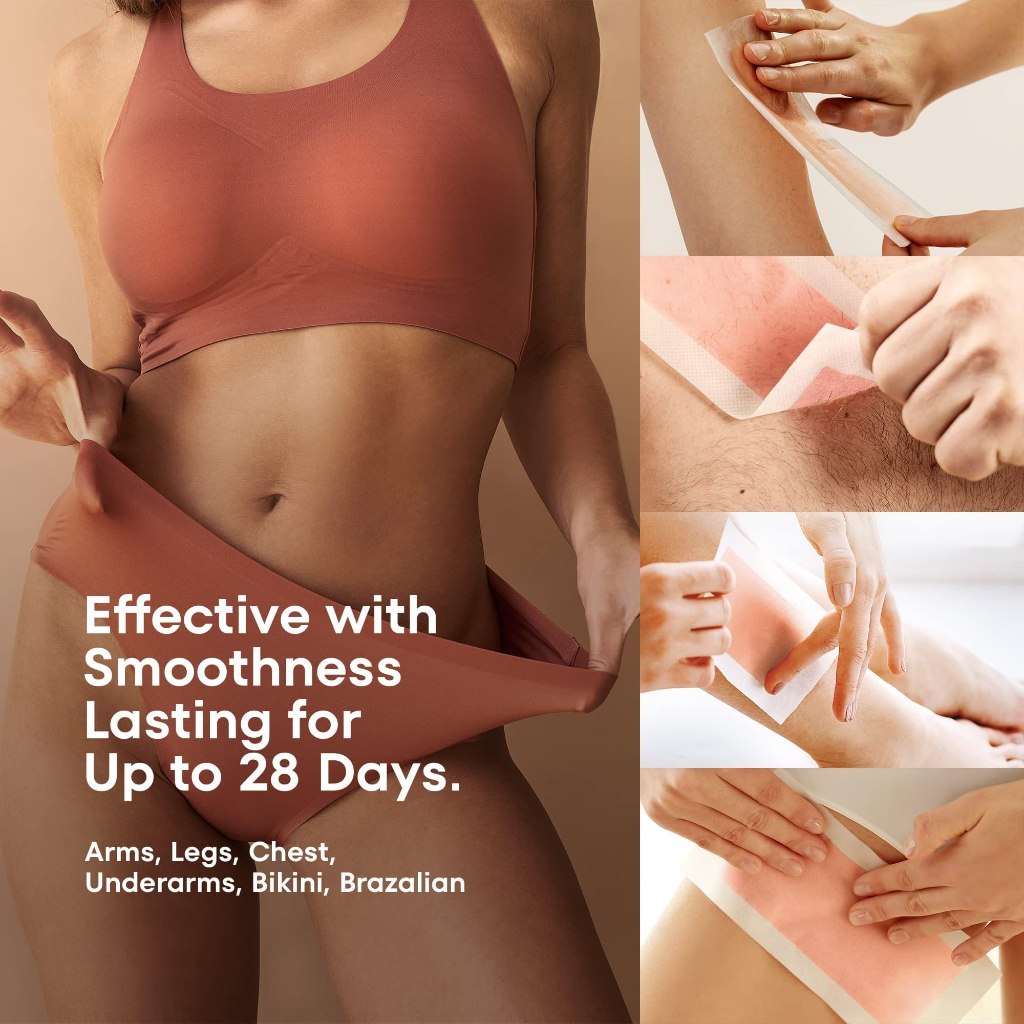 irreshine wax strips armpit for quick underarm hair removal