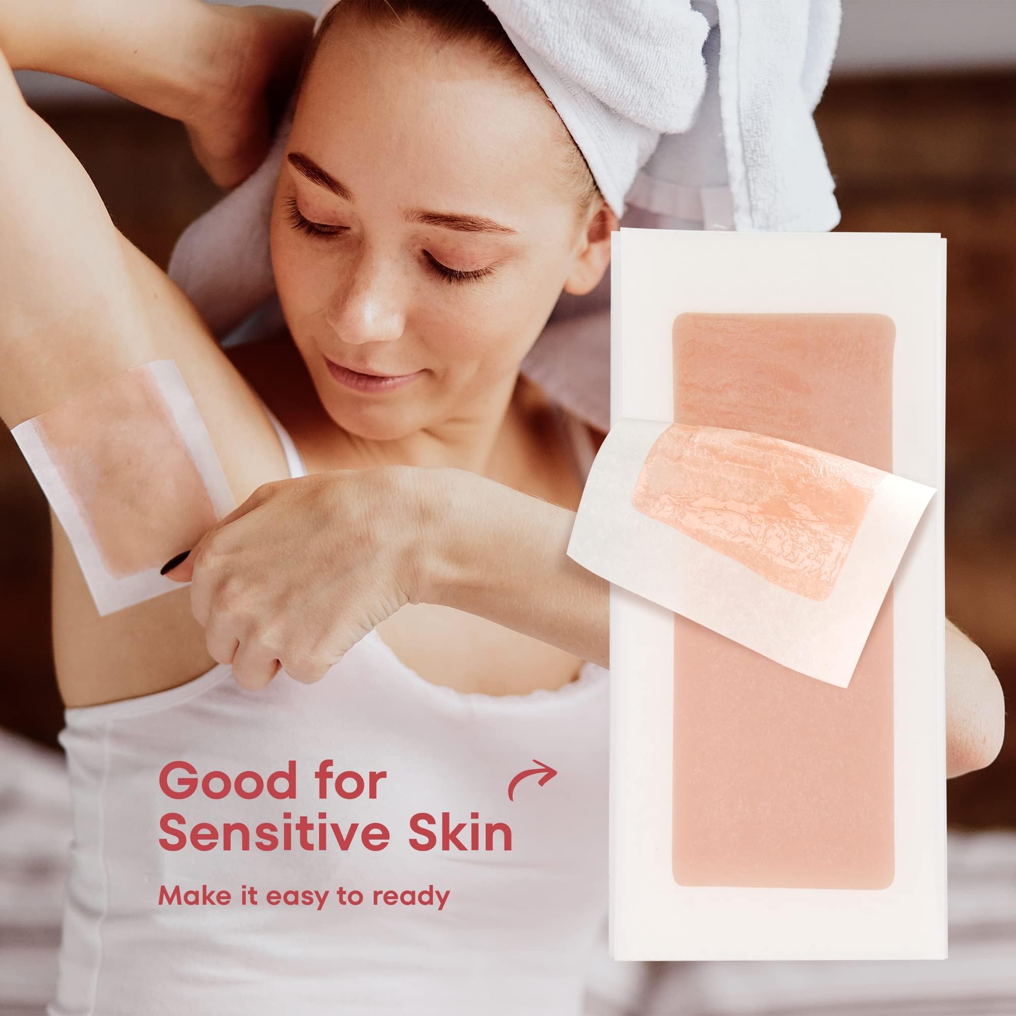 irreshine wax strips back for body wide waxing convenience