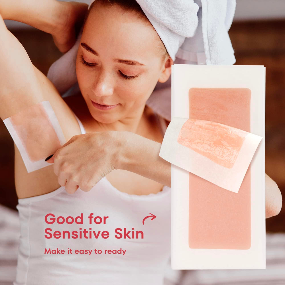 irreshine wax strips back for body wide waxing convenience