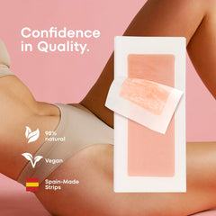 irreshine wax strips legs for long lasting smoothness