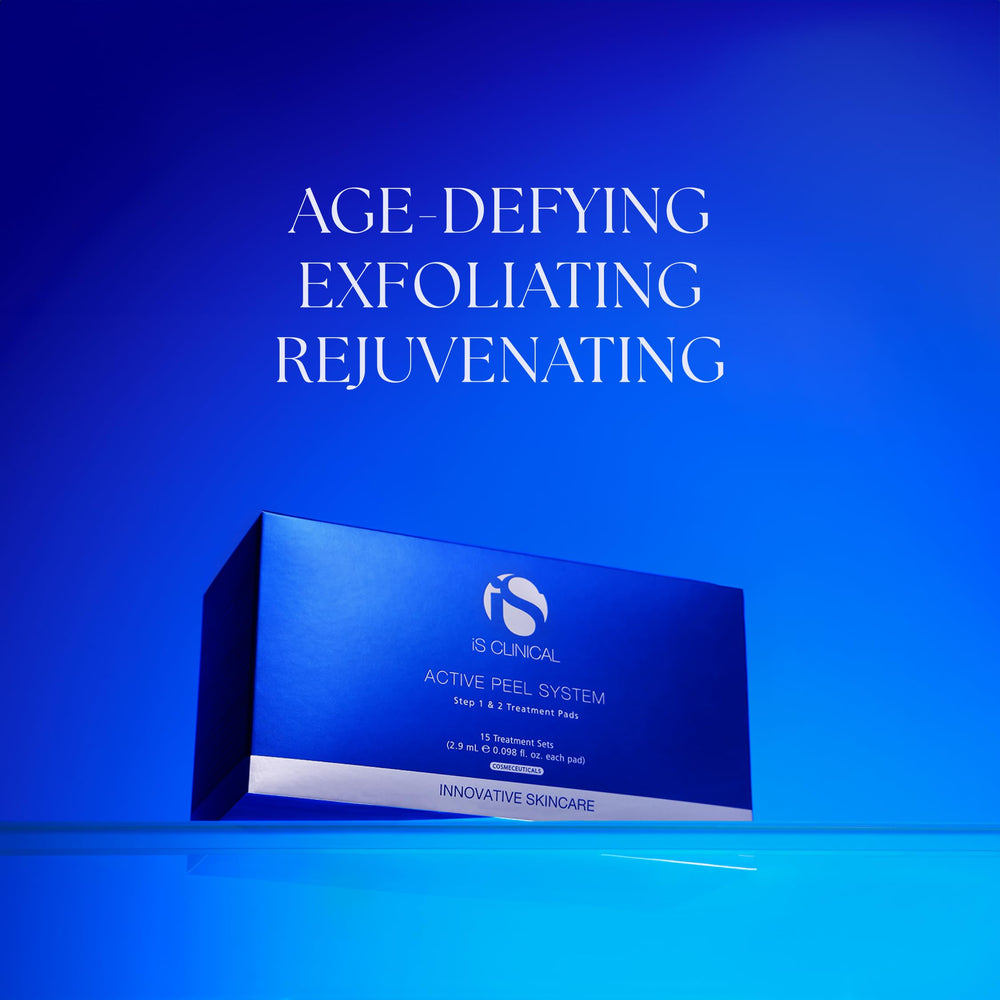 iS CLINICAL Active Peel System hydration glow closeup, post-peel moisture boost