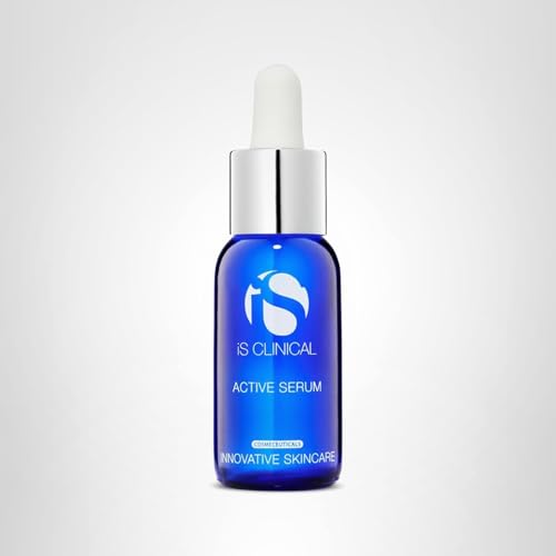 iS CLINICAL Active Serum product imagery suggests all-skin-types suitability