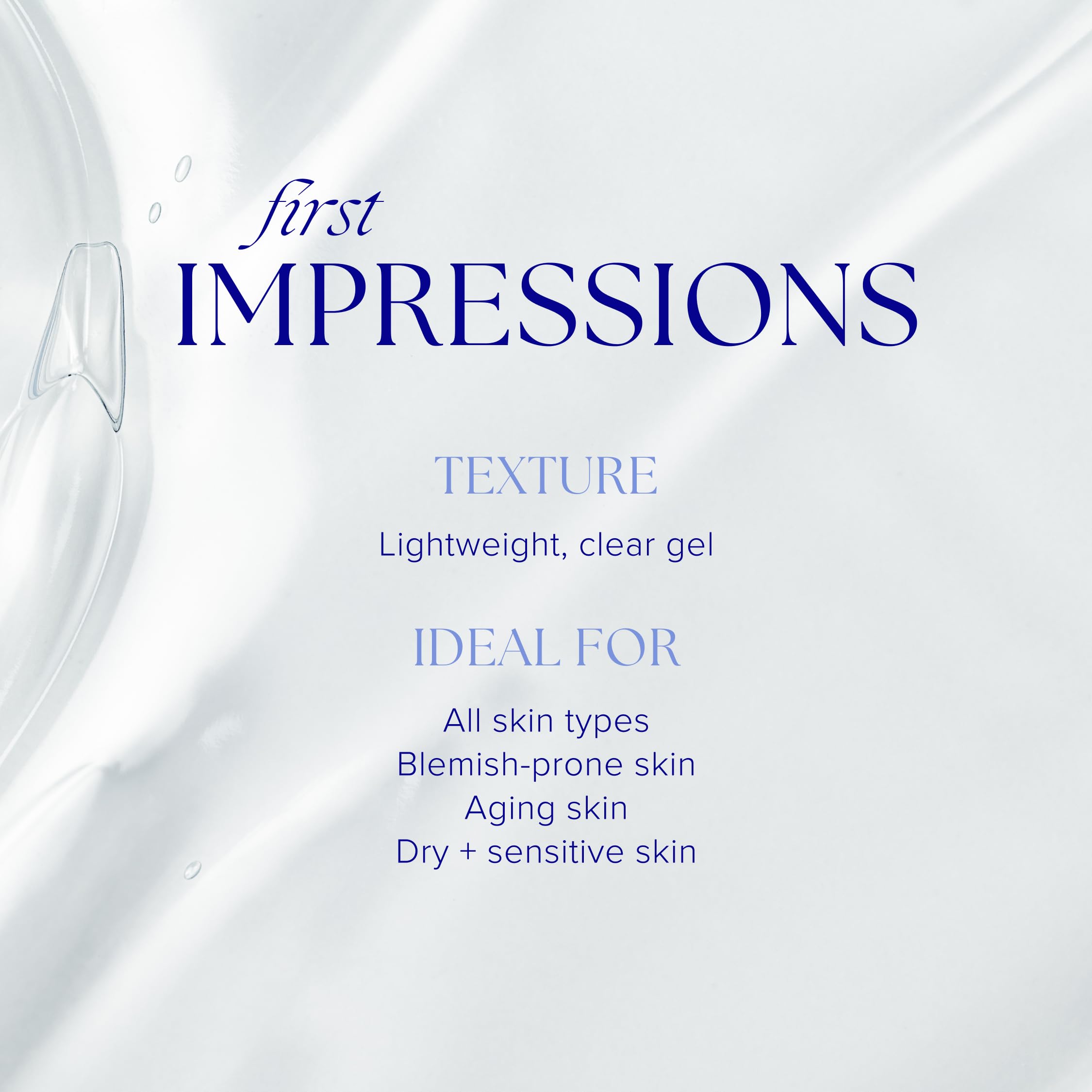 Close-up of iS CLINICAL Cleansing Complex gel texture during a cleanse.