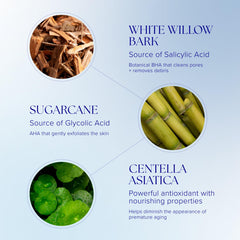 iS CLINICAL Cleansing Complex texture on skin prepping for treatment