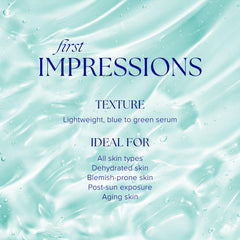 iS CLINICAL Hydra-Cool Serum close-up label highlights antioxidants