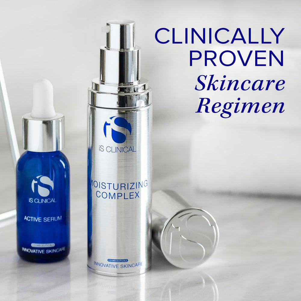 iS CLINICAL Moisturizing Complex ingredients highlight antioxidants and moisture retention
