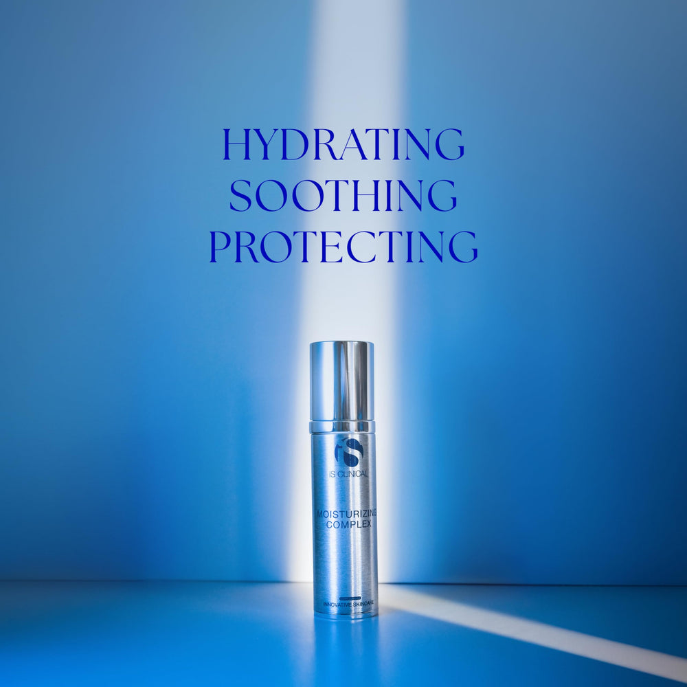 iS CLINICAL Moisturizing Complex packaging shot for easy daily use