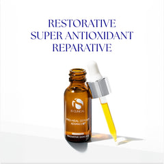 iS Clinical Pro-Heal Serum Advance+ texture on skin highlighting calm nourishment