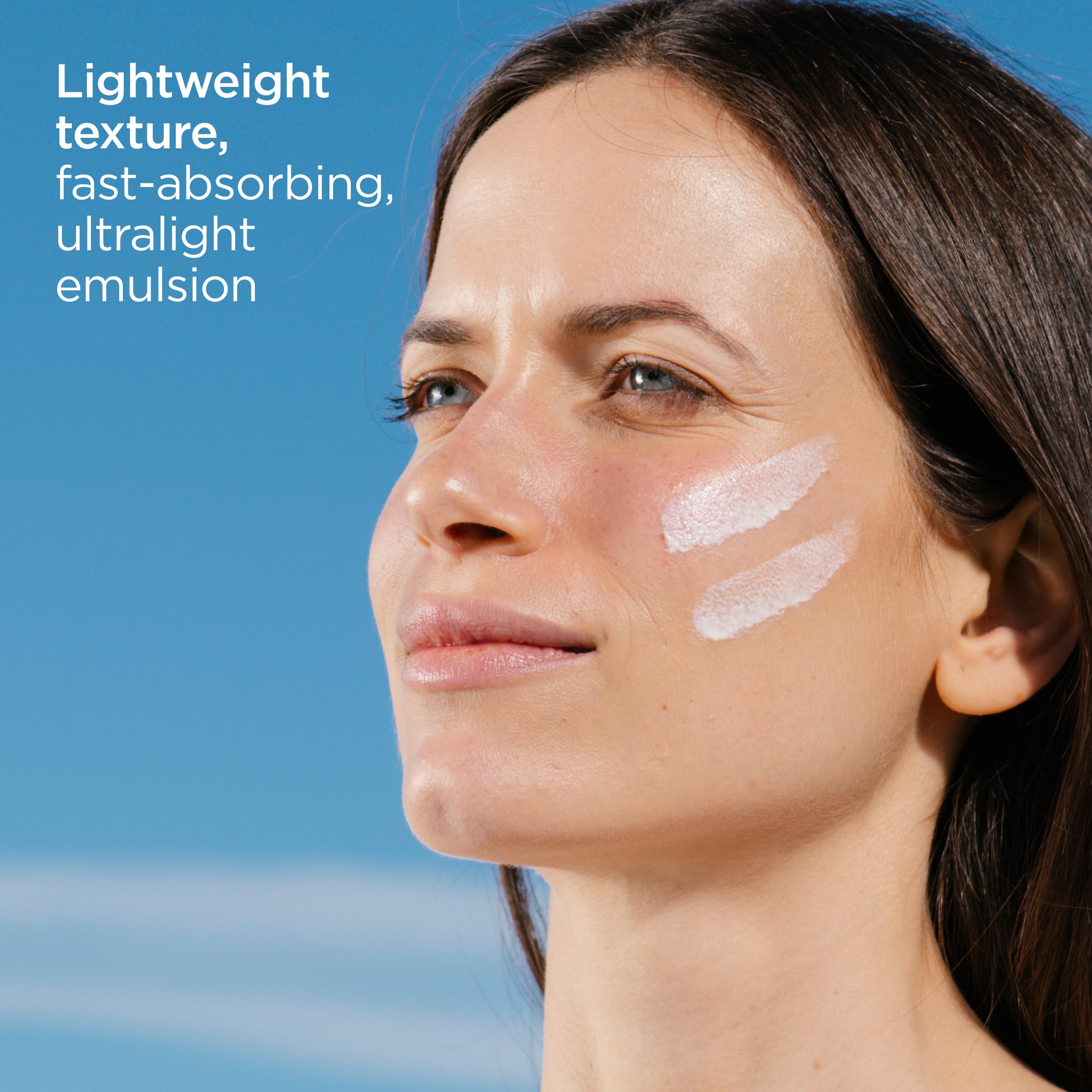 ISDIN Eryfotona Actinica under makeup wear for seamless daily smoothing.