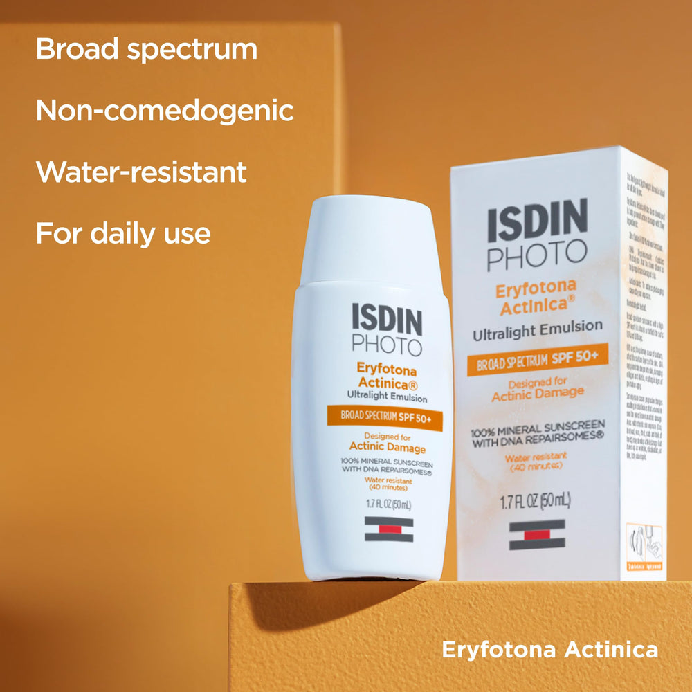 ISDIN Eryfotona Actinica Vitamin E antioxidant support in every use.