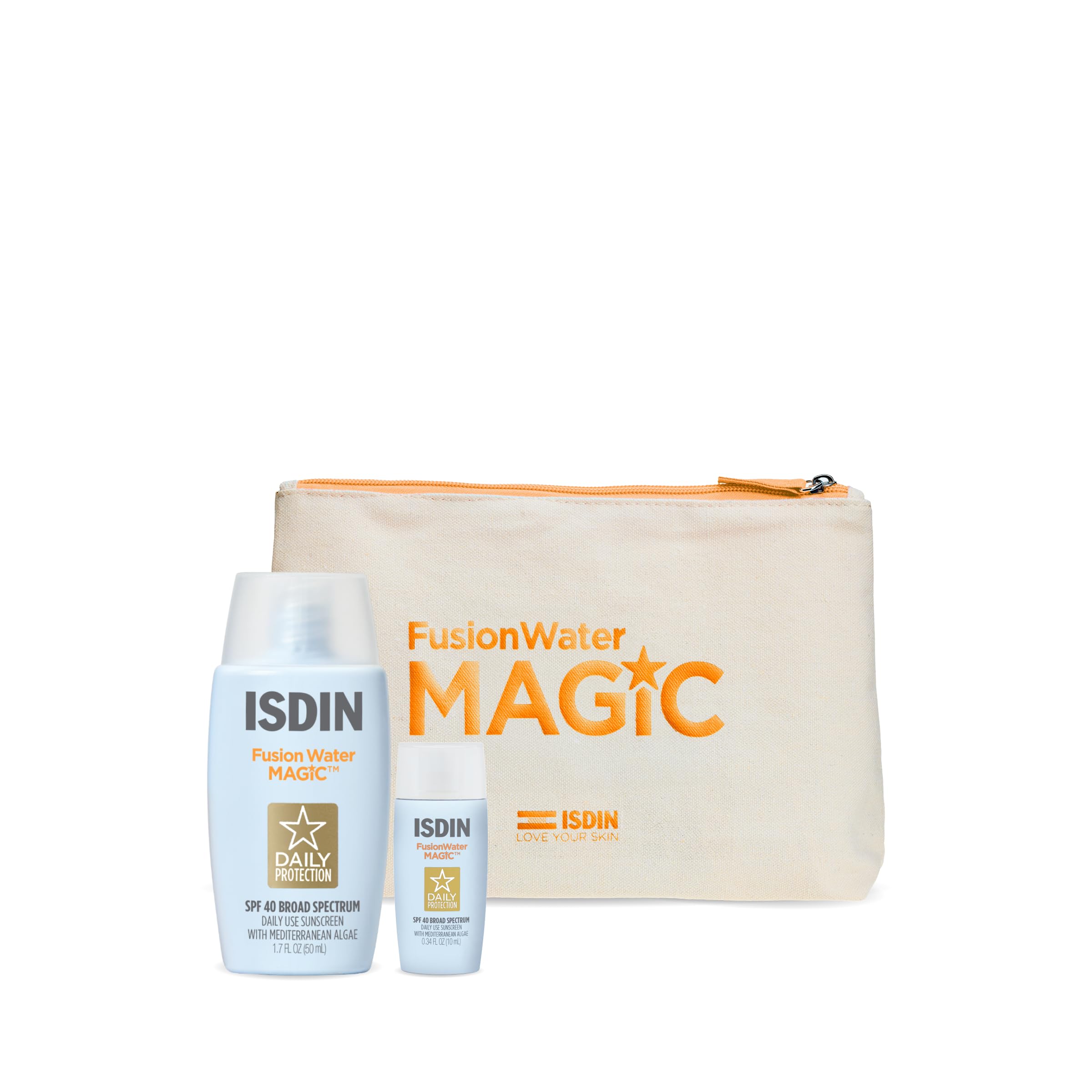 ISDIN Fusion Water Magic 50ml bottle delivers ultralight hydration and a non-greasy finish.