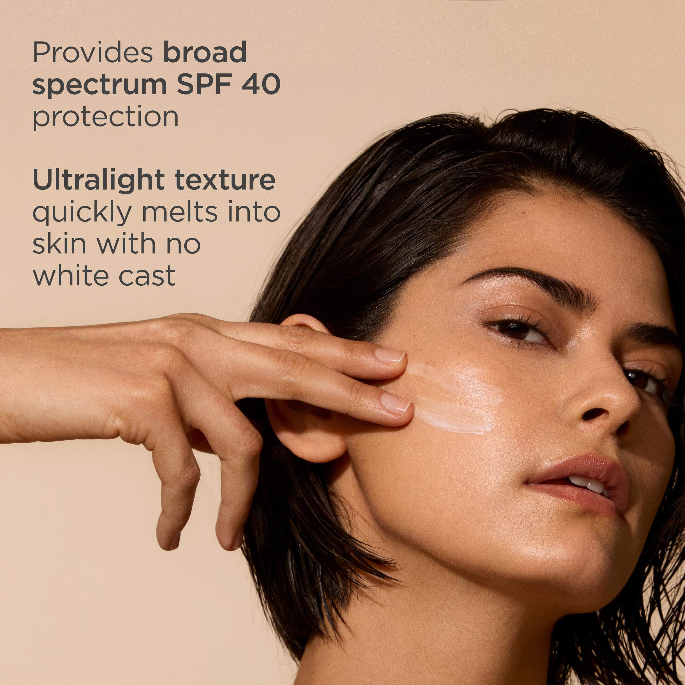 Skin with Fusion Water MAGIC finish appears invisible, no white cast