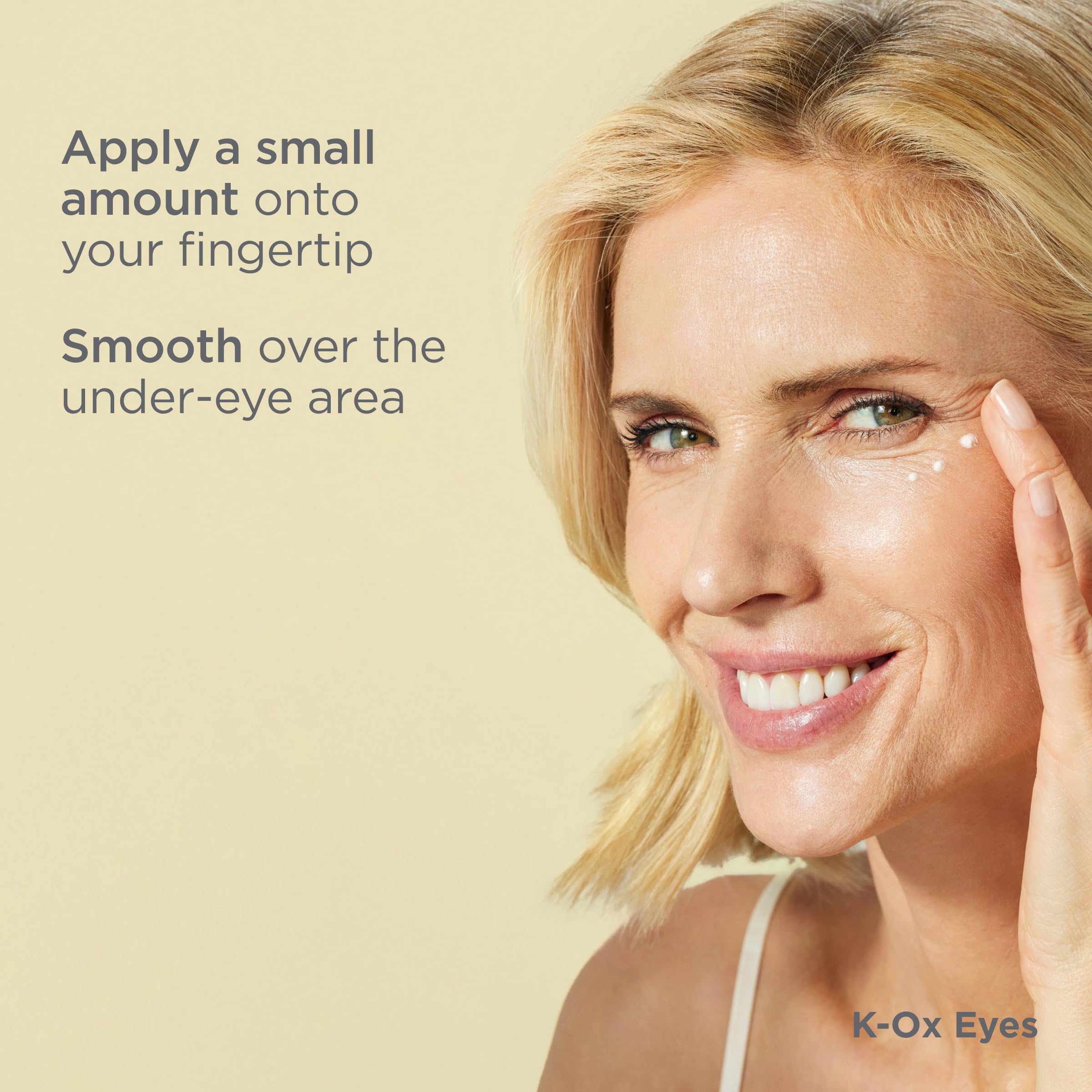 ISDIN Isdinceutics K-Ox Eyes display suggesting firmness boost around eyes.