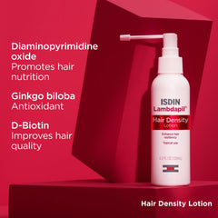 ISDIN Lambdapil serum texture close up for smooth scalp application.