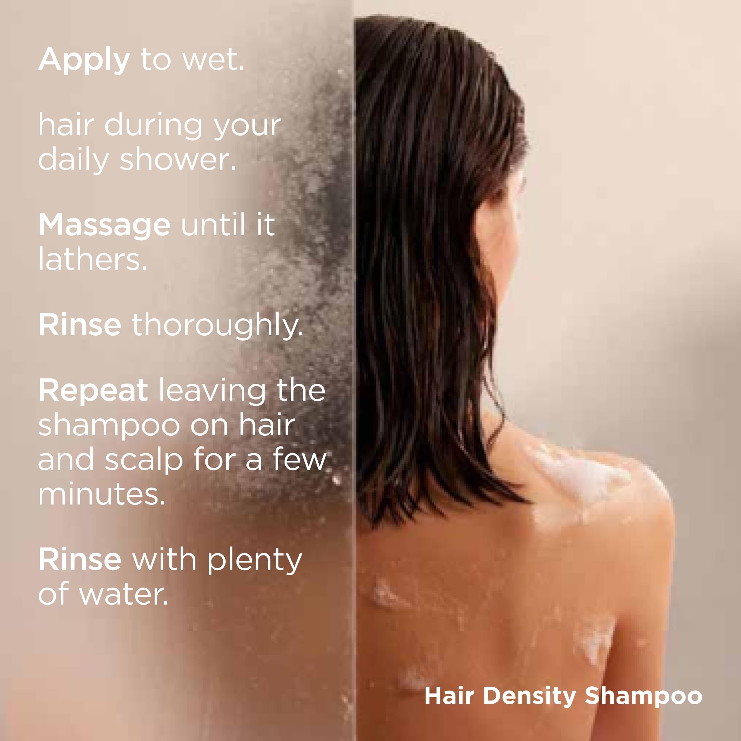 Hair with healthy sheen after using ISDIN Lambdapil volume-enhancing formula