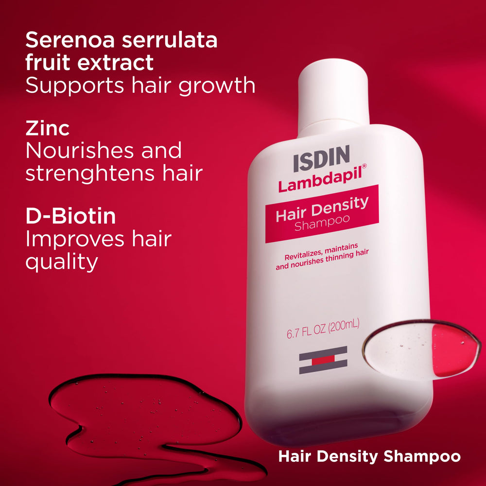 ISDIN Lambdapil lather swatch displaying rich texture and quality