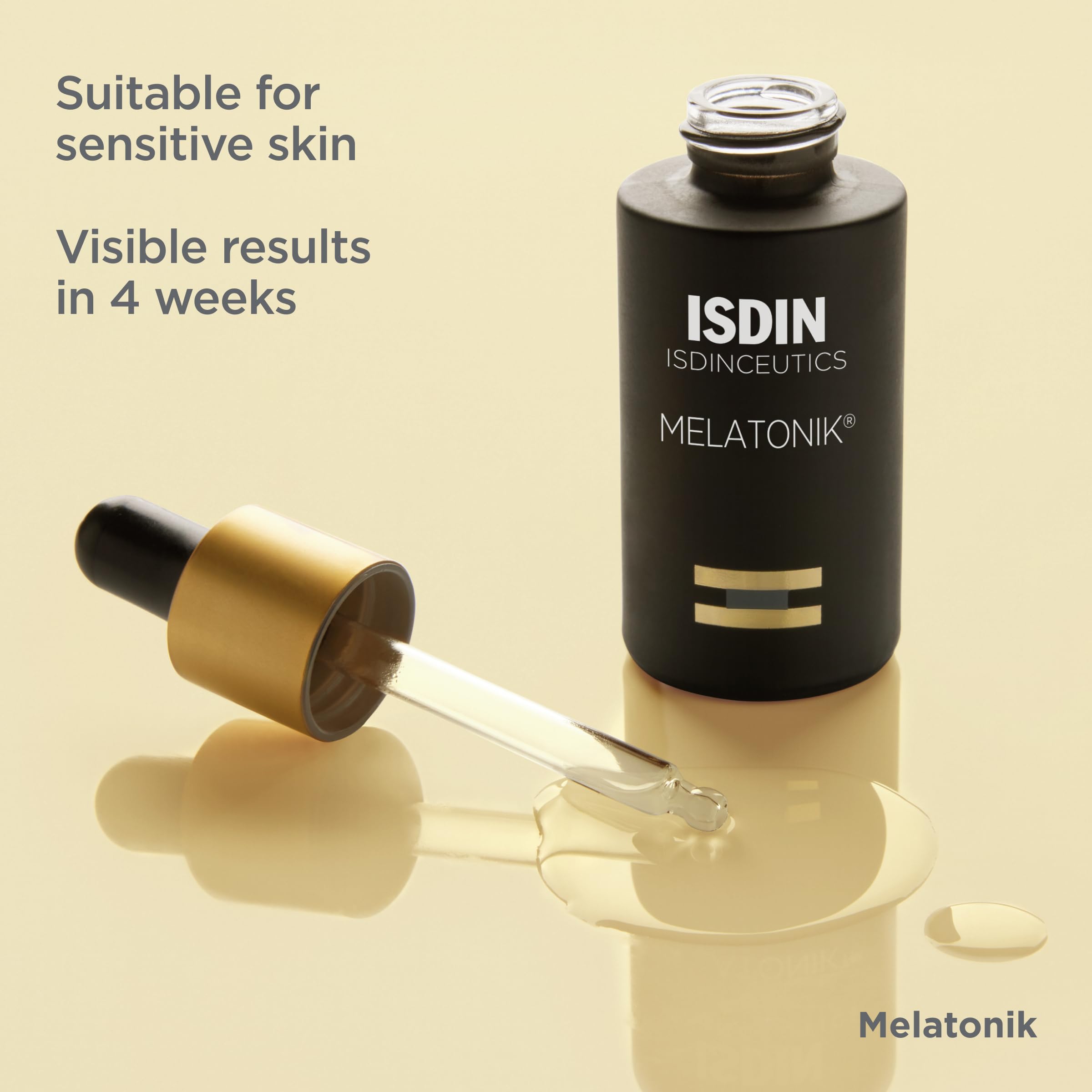 ISDIN Melatonik ingredients melatonin, vitamin C, bakuchiol visual