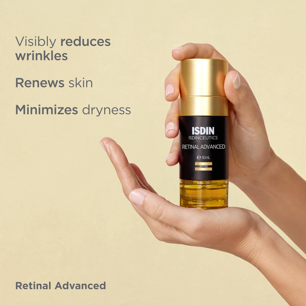 ISDIN Retinal Advanced Night Serum dual-phase technology keeps ingredients stable.