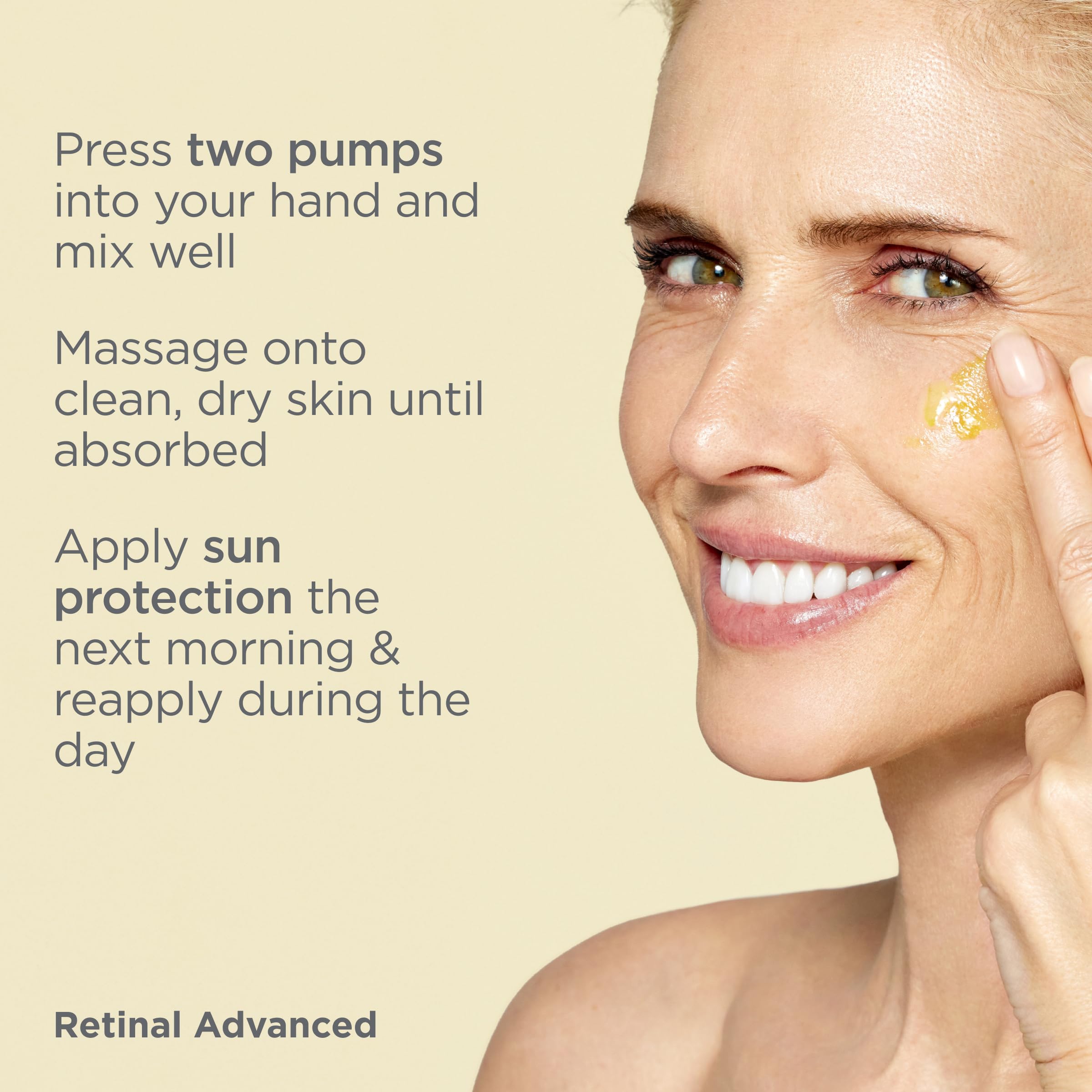 ISDIN Retinal Advanced Night Serum potential wrinkle appearance reduction over time.