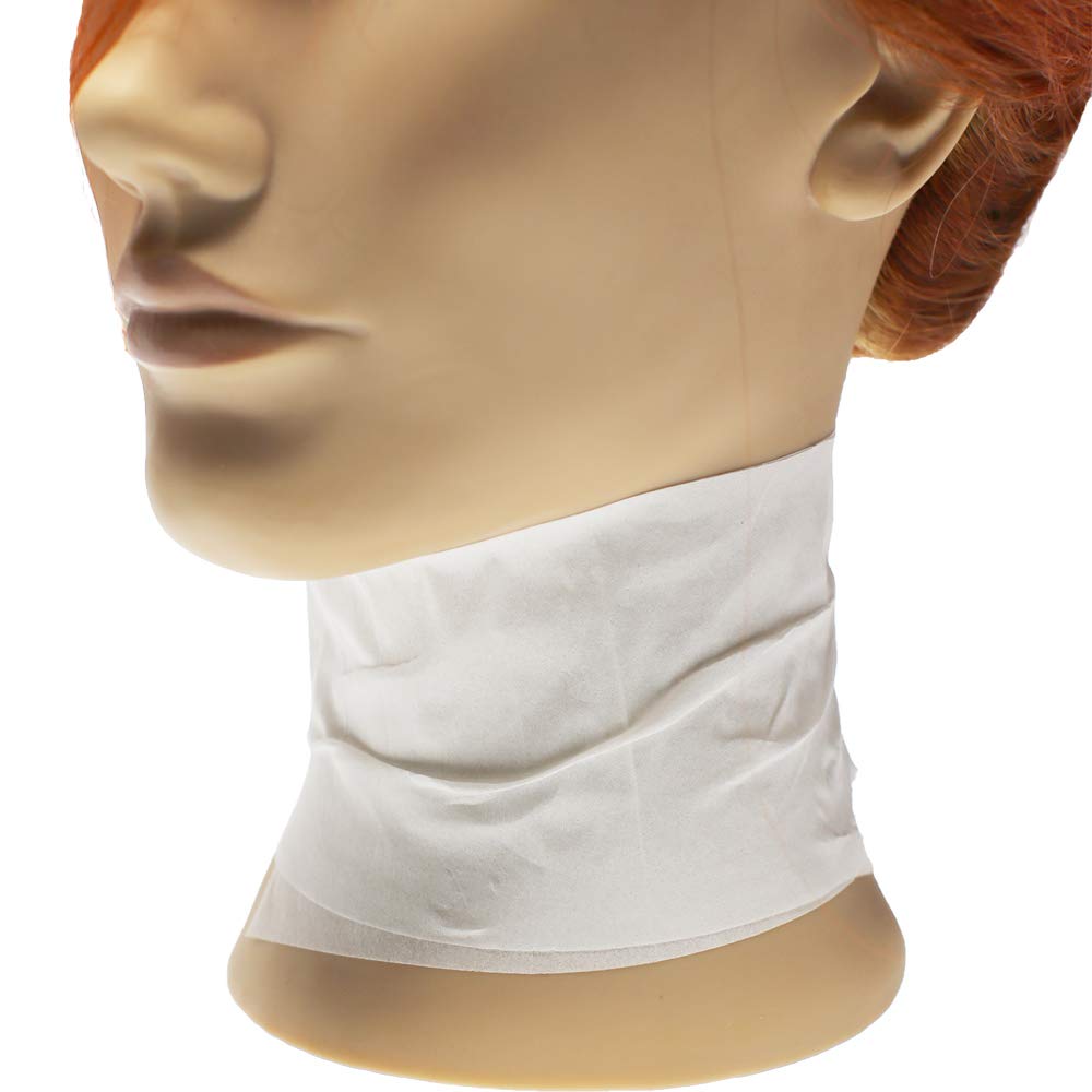 Isdream SANEK neck strips stretch to fit around the neck, absorbing perspiration and drips.