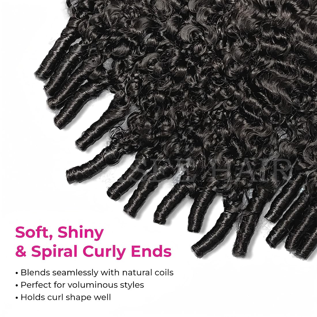 ISEE beginner-friendly half wig with quick install
