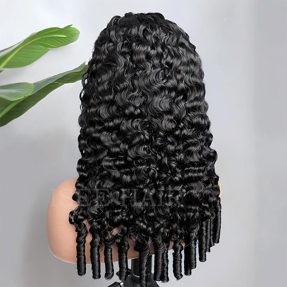 ISEE flip over half weave for quick flexible styling