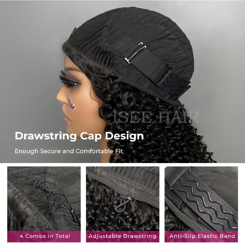 ISEE Half Wig 3-in-1 design offers versatile styling options