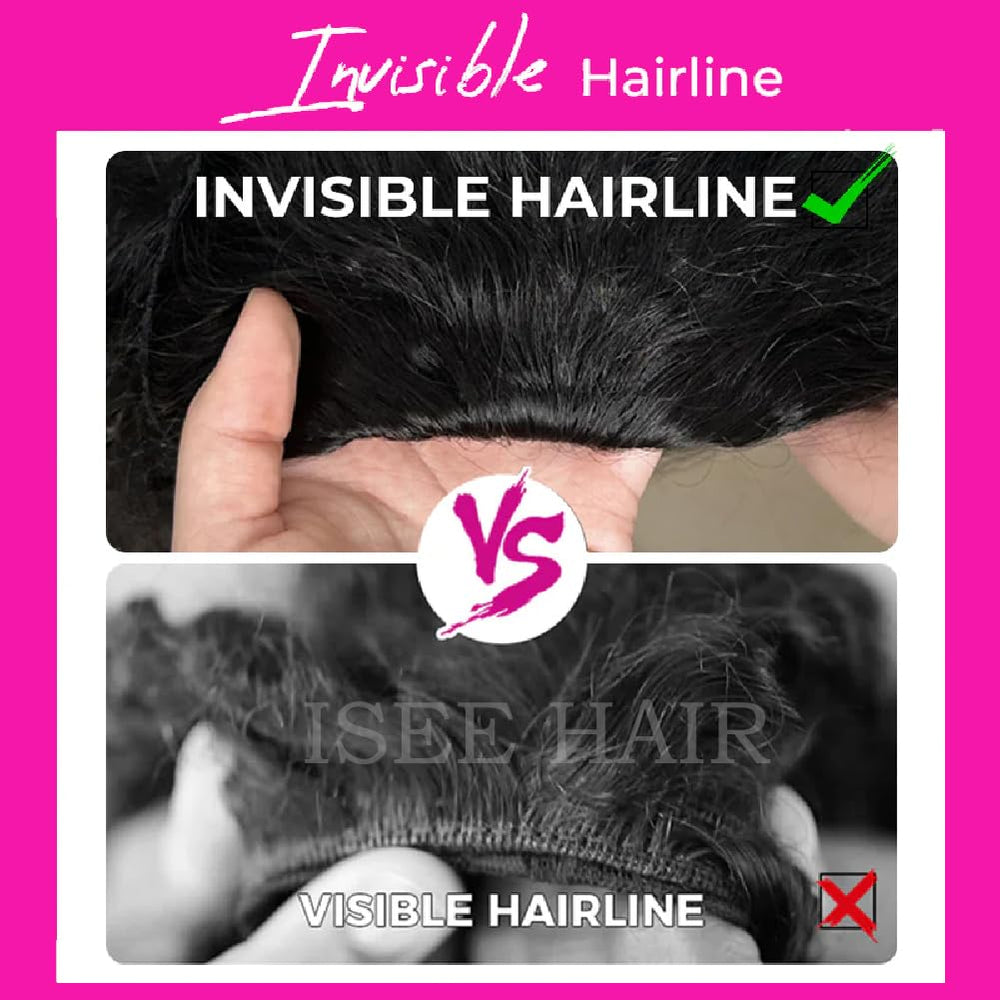 ISEE Half Wig easy wear in 10 seconds without glue