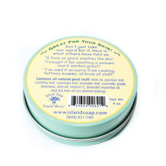 Island Soap & Candle Works hojas de plantago para piel sensible.