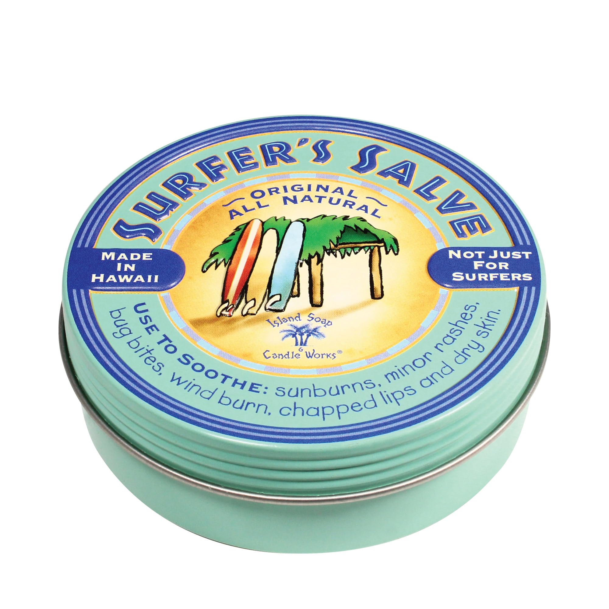 Island Soap & Candle Works uso diario para rozaduras e irritaciones leves.