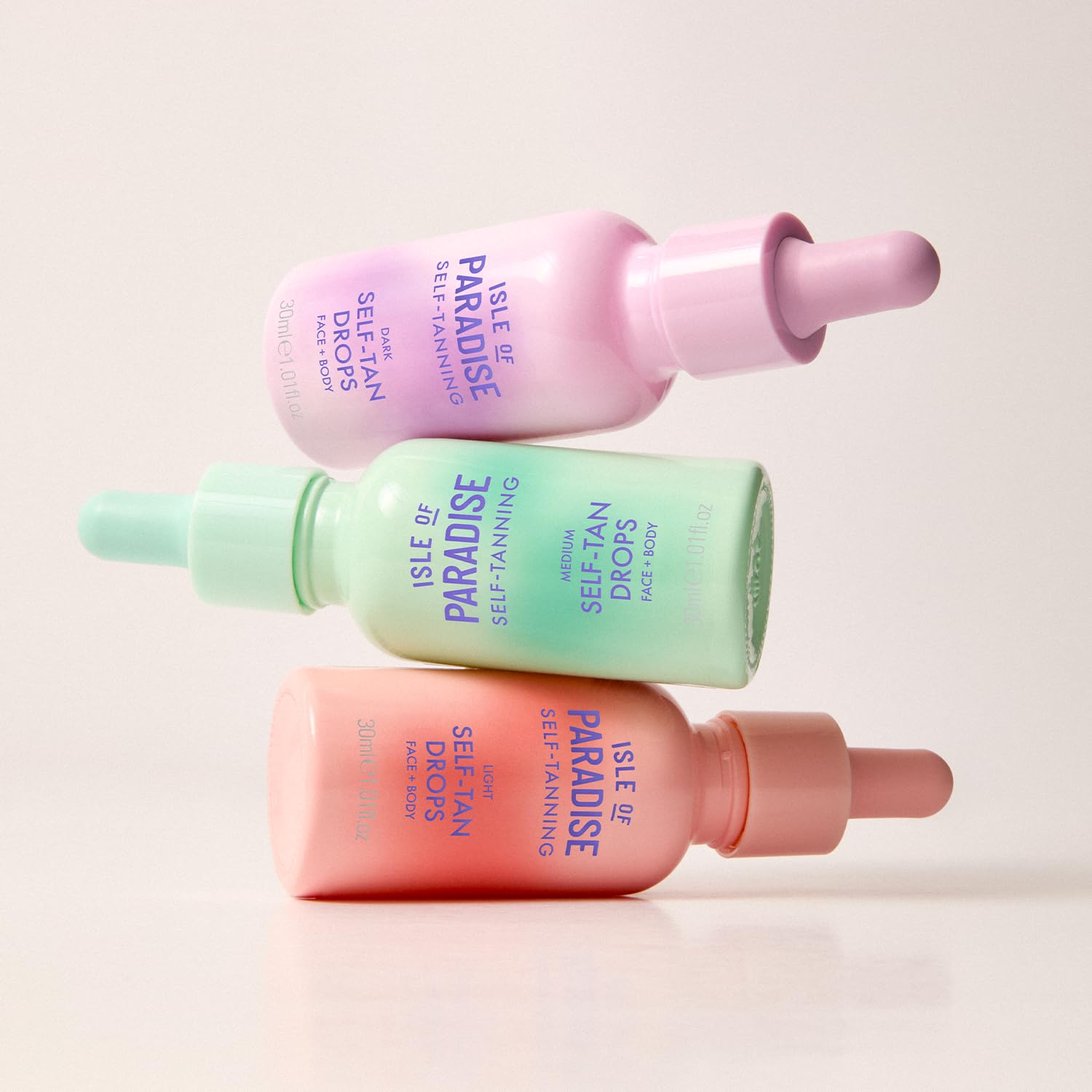 Isle of Paradise dermatologist-approved label on packaging