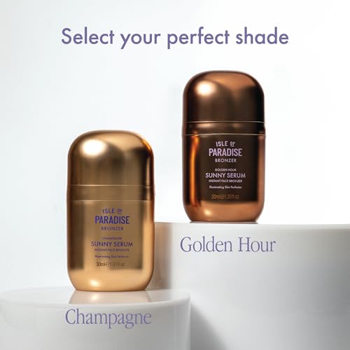 Niacinamide in Sunny Serum supports brightened, balanced skin.